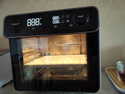 TOKIT智能电烤箱体验：直播烤箱烘焙情况